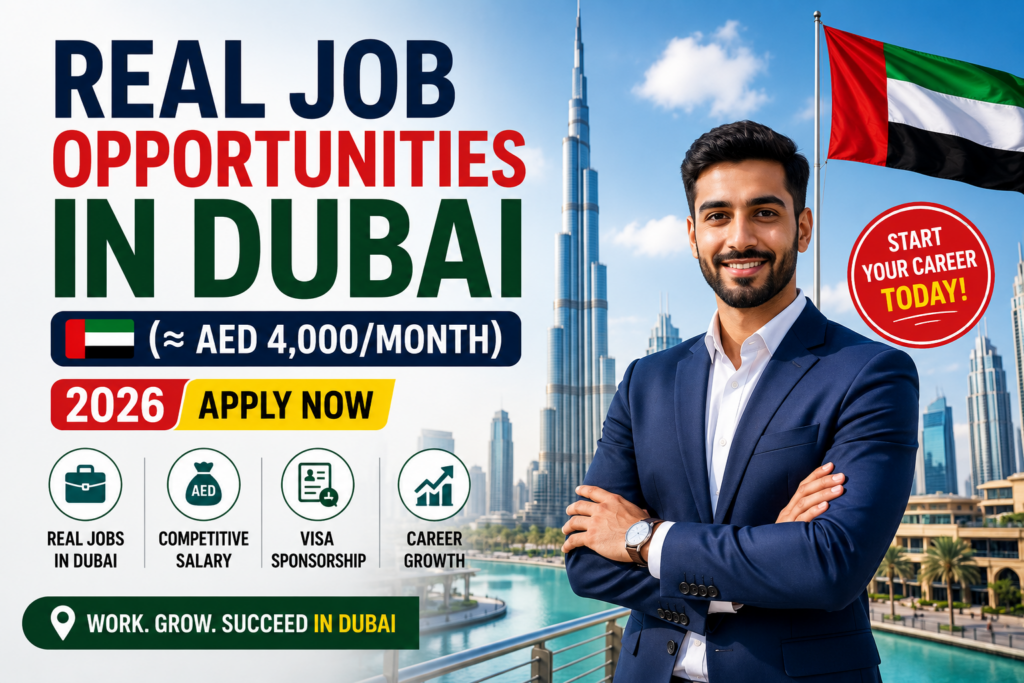 Real Job Opportunities in Dubai
